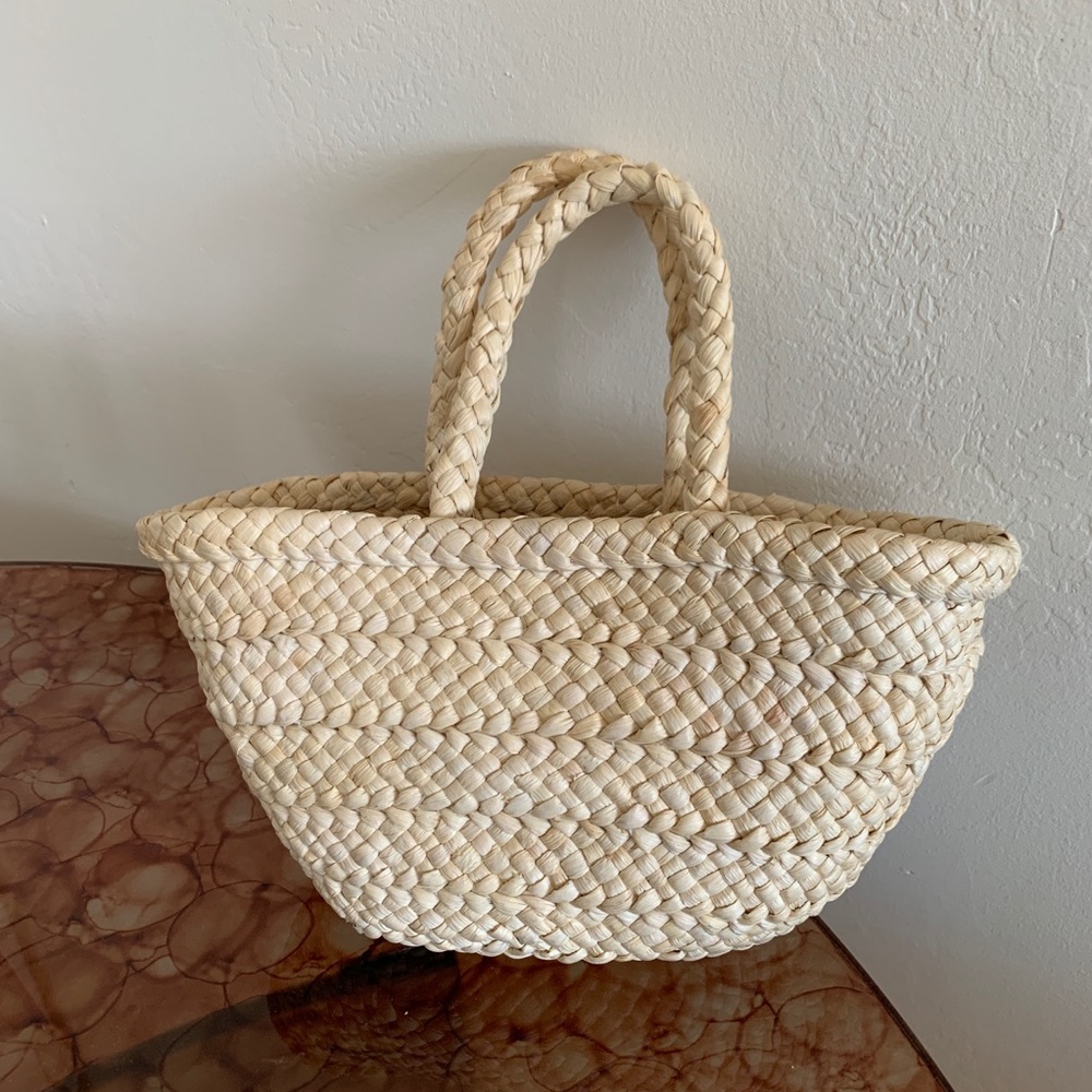 Reformation Straw Market Mini Bag